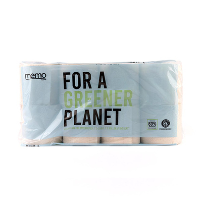 Produktfoto zu Toilettenpapier 3-lagig 8x