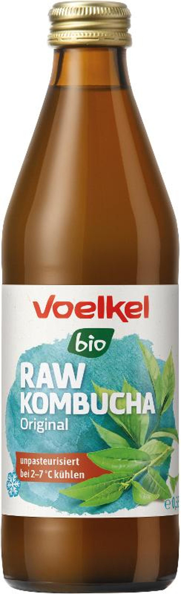 Produktfoto zu RAW Kombucha original 0,33L