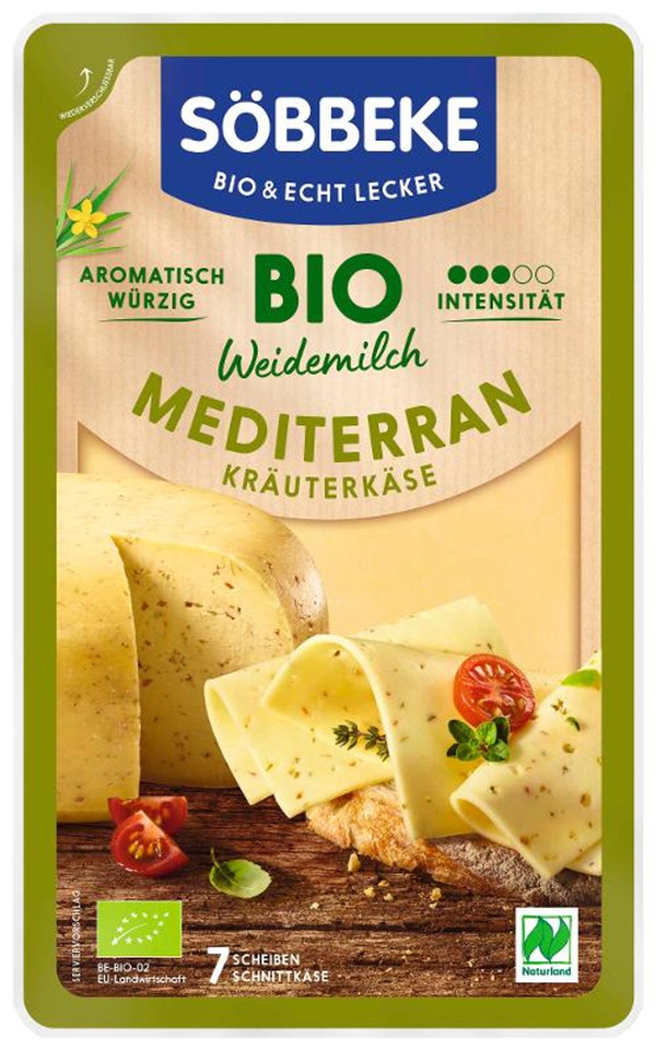 Produktfoto zu Söbbeke Käse "Mediterran" 125g