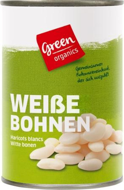 Produktfoto zu GREEN Weiße Bohnen 400g