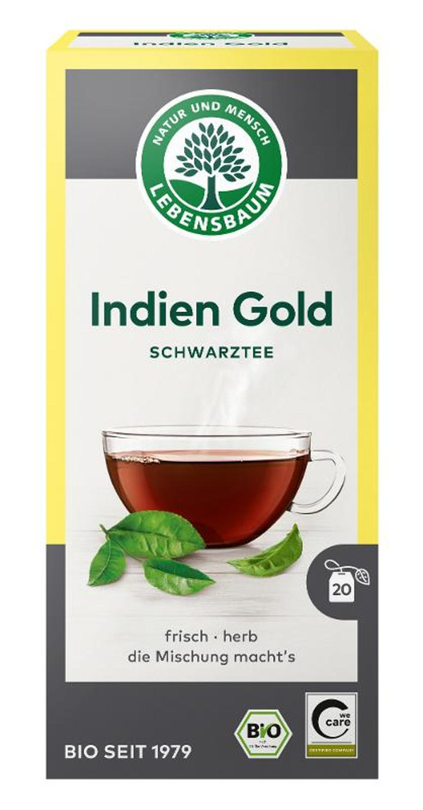 Produktfoto zu Schwarztee "Indien Gold" 20x2g