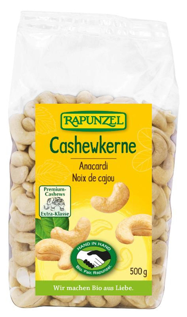 Produktfoto zu 500g Cashewkerne ganz
