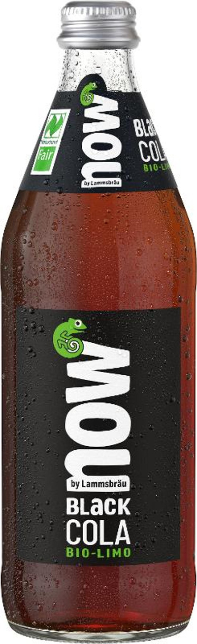 Produktfoto zu now Black Cola 0,5Ltr