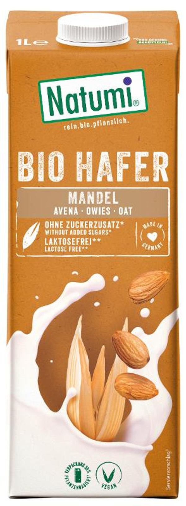 Produktfoto zu NATUMI Haferdrink Mandel 1Ltr