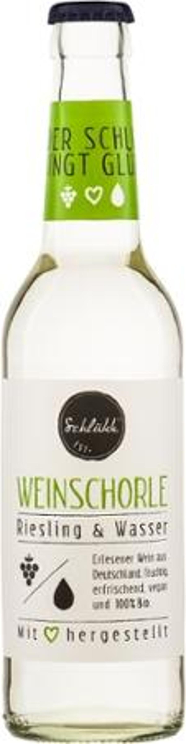 Produktfoto zu Schlükk Rieslingschorle 0,33Lt