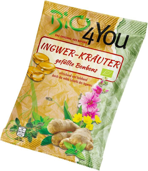 Produktfoto zu Ingwer-Kräuter Bonbons 75g