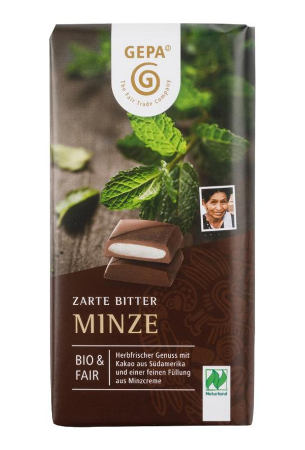 Produktfoto zu Zarte Bitter Minze, 100g