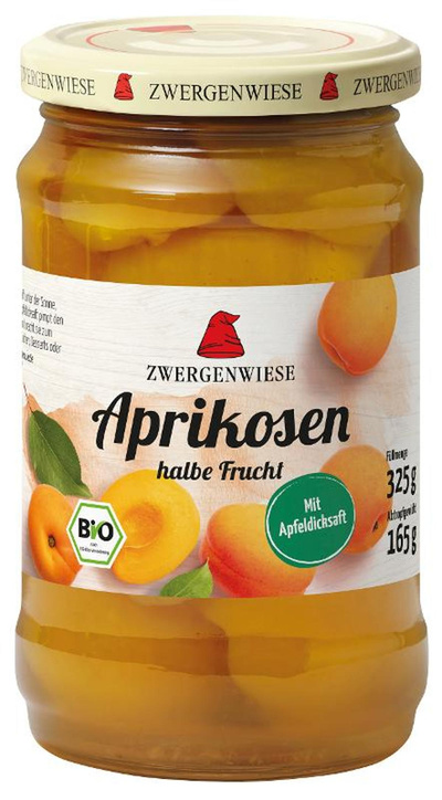 Produktfoto zu Aprikosen im Glas 325g