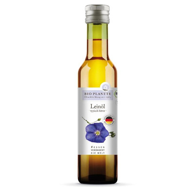 Produktfoto zu 250ml Leinöl nativ, bitterer