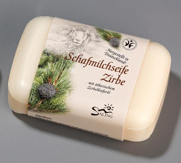 Produktfoto zu Schafmilchseife "Zirbe"