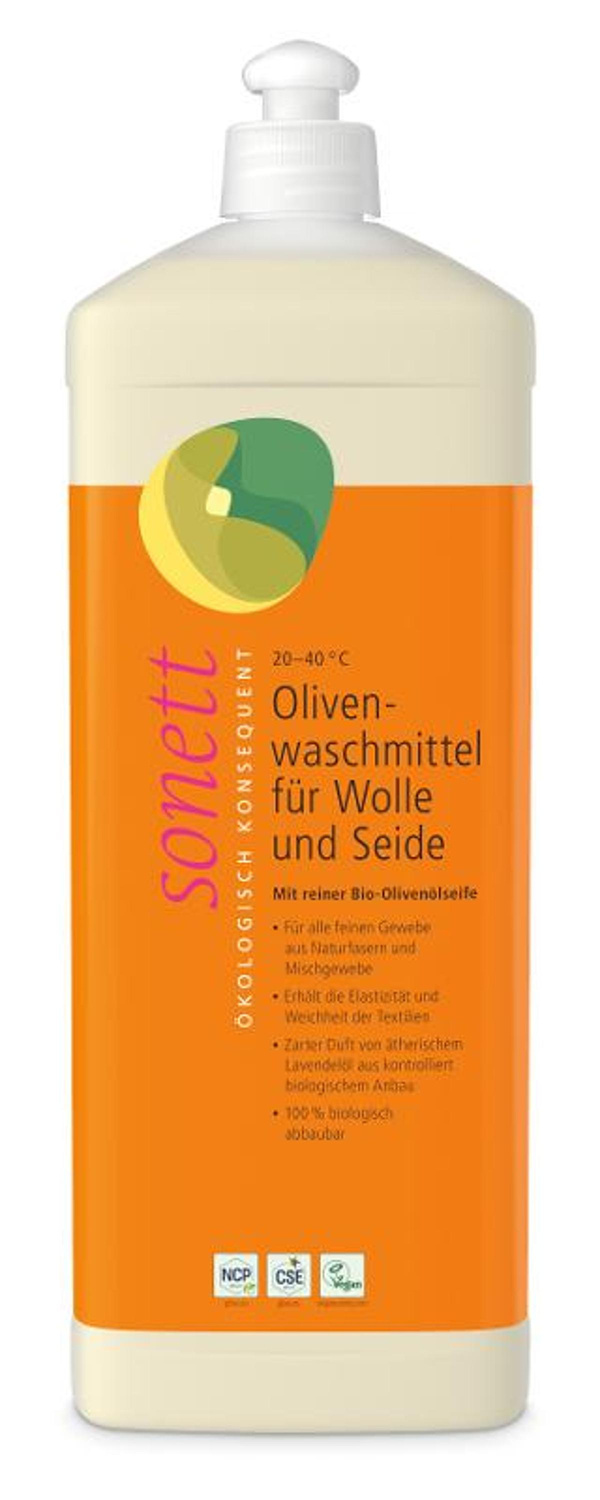 Produktfoto zu Olivenwaschmittel flüssig 1L