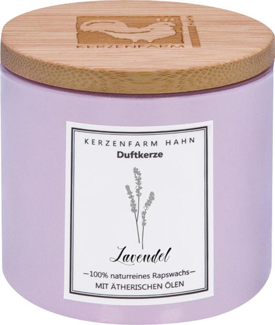 Produktfoto zu Lavendel Duftkerze im Glas